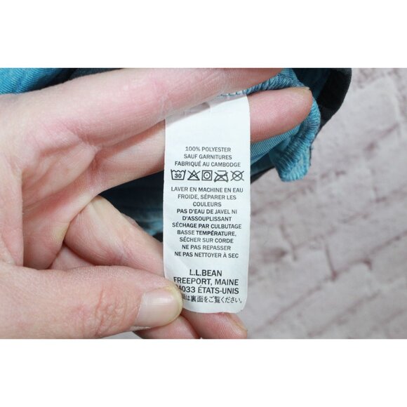 LL Bean Airlight Knit Pullover Sweater Smoky Blue Heather Size M - Picture 8 of 10